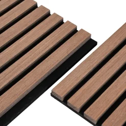 Akustikpanel i røget egetræsfiner 2400x520x18 mm