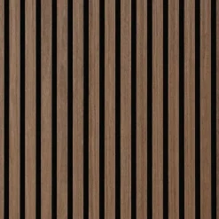 Akustikpanel i røget egetræsfiner 3000x520x18 mm