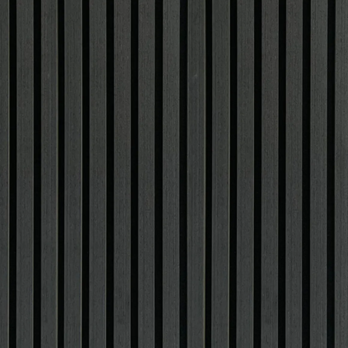 Akustikpanel i sort egetræsfiner 3000x520x18 mm