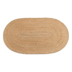 Arthur oval tæppe - Jute 60x90 cm