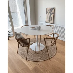 Arthur rundt tæppe - Jute Ø150 cm