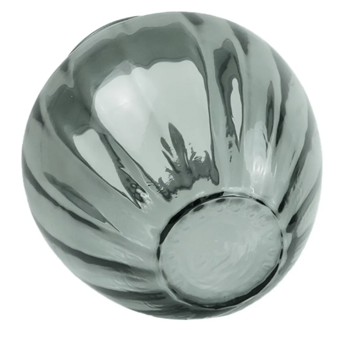 Bati glas vase i grå 27 cm
