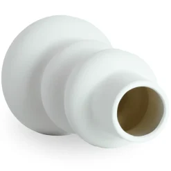 Billie keramik vase hvid 24 cm