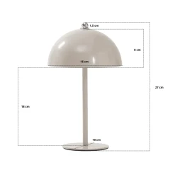 Bloom bordlampe Hvid