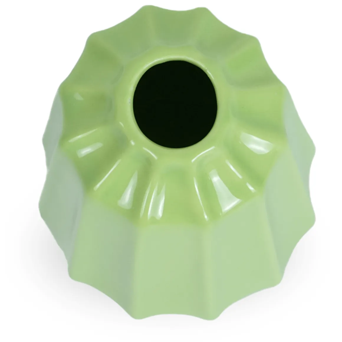 Caddi keramik vase grøn 15 cm