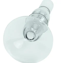 Cora glas lysestage grå 20 cm