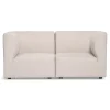 Emilia modulsofa i beige 2 moduler L: 158 X D: 79 X H: 72 cm