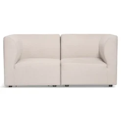 Emilia modulsofa i beige 2 moduler L: 158 X D: 79 X H: 72 cm