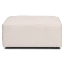 Emilia puf i beige L: 79 X D: 79 X H: 39 cm