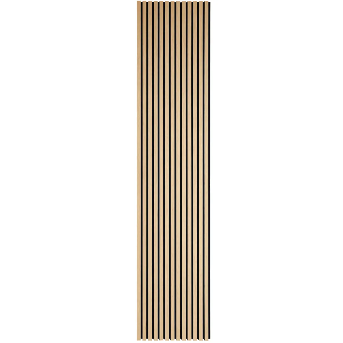 Fleksibel akustikpanel i egetræsfiner 2600x520x18 mm