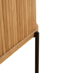 Florence jalousi skab med lameller i eg 160x45x75 cm
