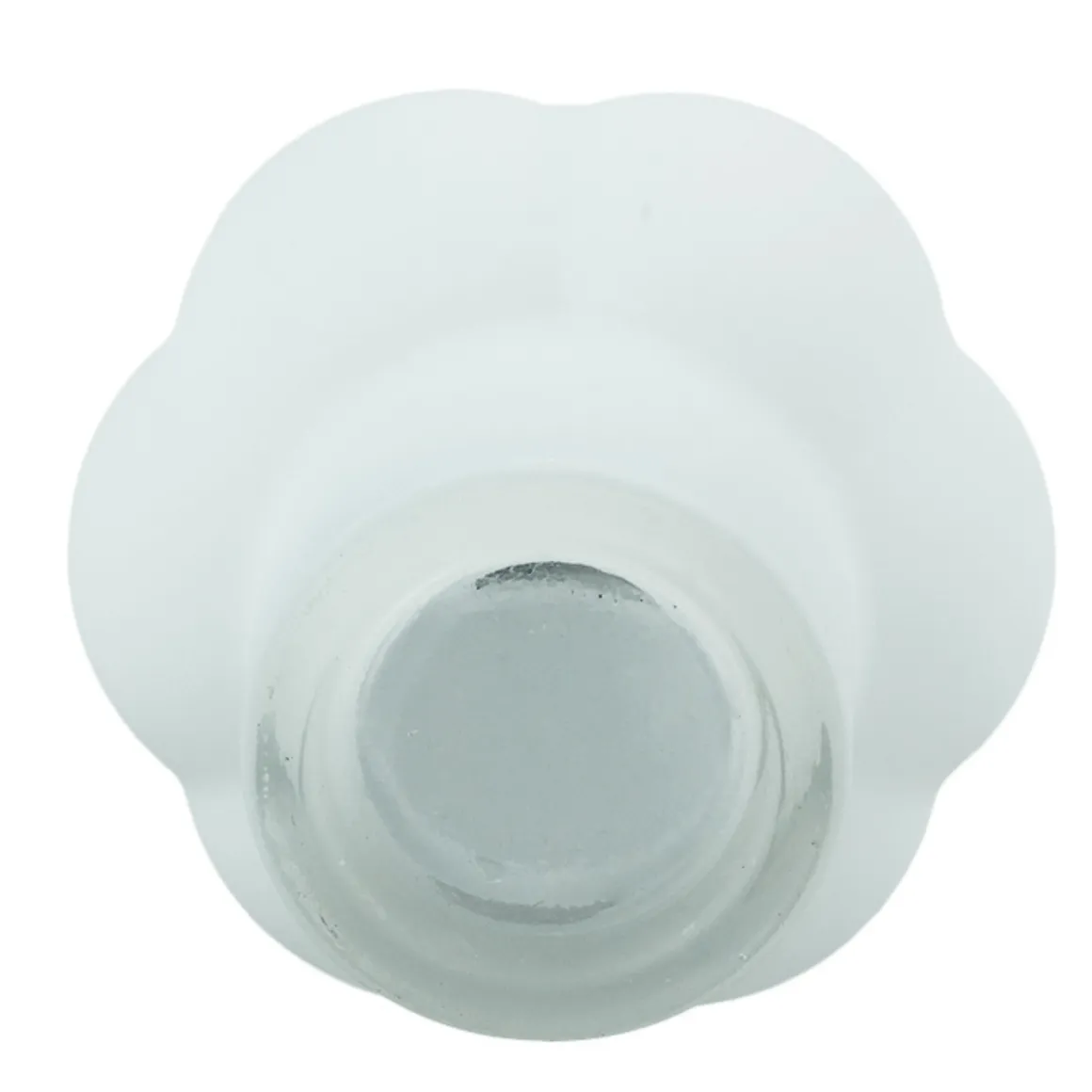 Foxy glas vase hvid 21 cm