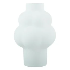 Foxy glas vase hvid 21 cm