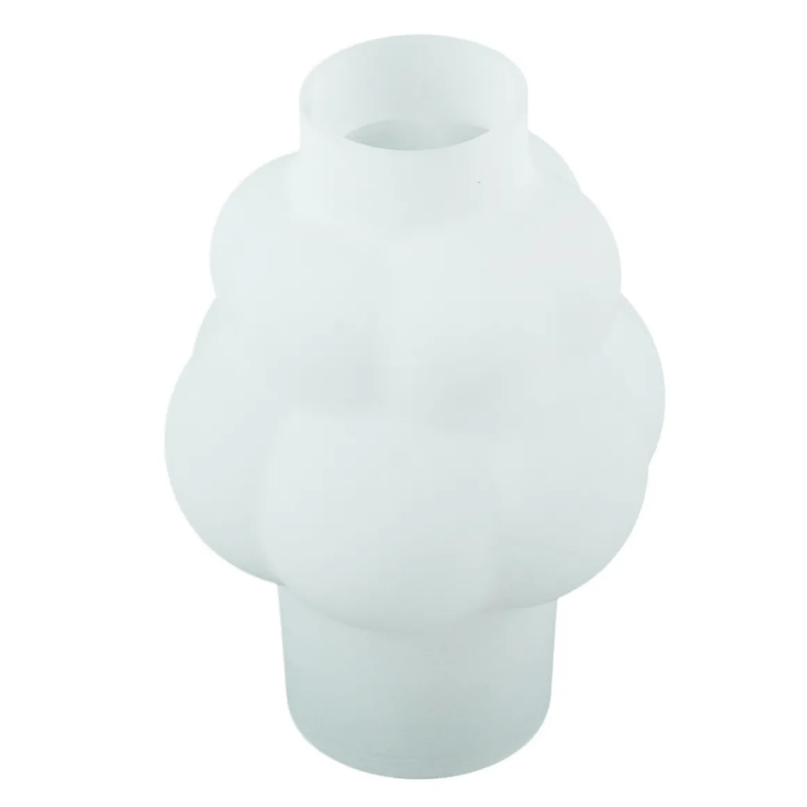 Foxy glas vase hvid 21 cm