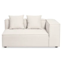 Hailey - Hjørnesofa modulsofa i beige med 4 moduler (Opstilling 2) L: 368 X D: 247 X H: 65 Cm