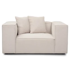 Hailey lænestol i beige L: 136 X D: 100 X H: 64 Cm
