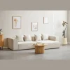 Hailey modul med halvt ryglæne venstrevendt i beige L: 148 x D: 100 x H: 65 cm