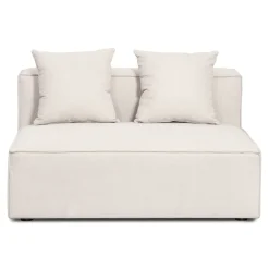 Hailey - U-sofa modulsofa i beige med 4 moduler - Højrevendt chaiselong L: 368 X D: 247 X H: 65 cm