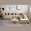 Hailey - U-sofa modulsofa i sand med 4 moduler - Højrevendt chaiselong L: 368 X D: 247 X H: 65 cm