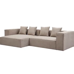 Hailey - Venstrevendt chaiselong modulsofa i sand med 2 moduler L: 294 X D: 148 X H: 65 cm