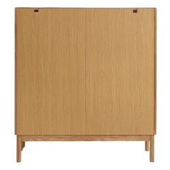 Havana egetræ vitrineskab med 2 låger -110x40x100 cm