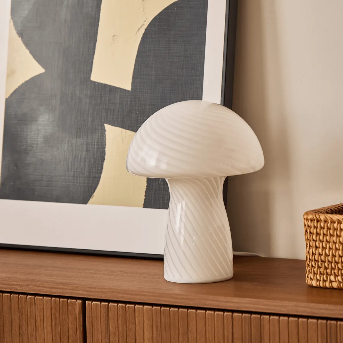 Ida Mushroom LED lampe hvid 24 cm