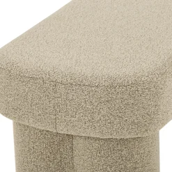 Linea bænk beige Boucle 100x42x44 cm