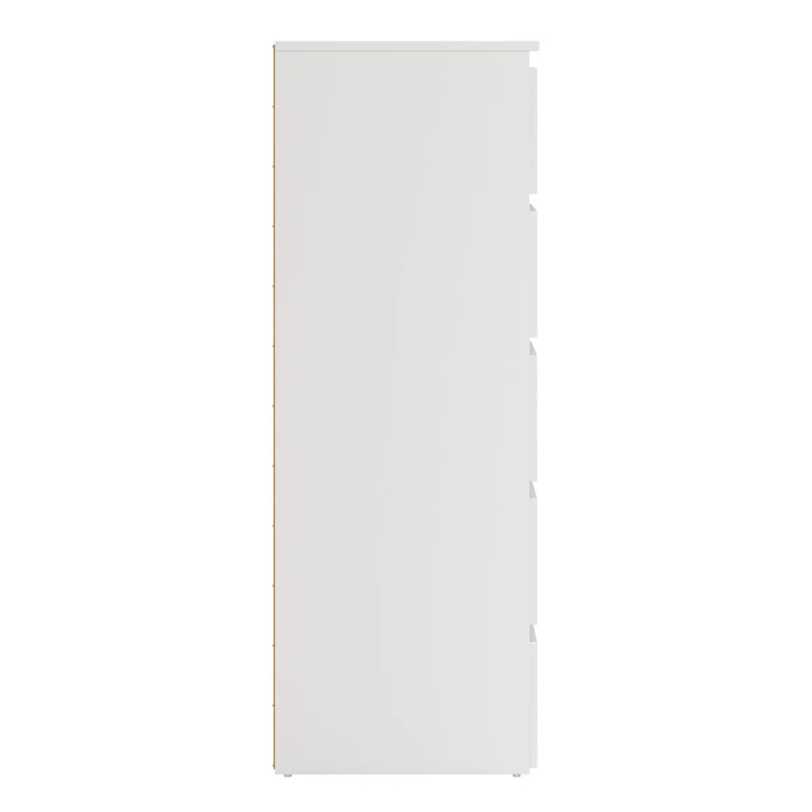 Maise kommode H:114 x B:65 x D:41 cm med 5 skuffer i hvid