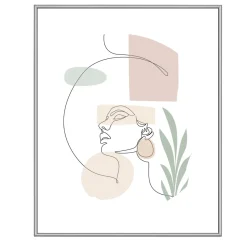 Malina billedramme PVC blank Stål 30x40 cm
