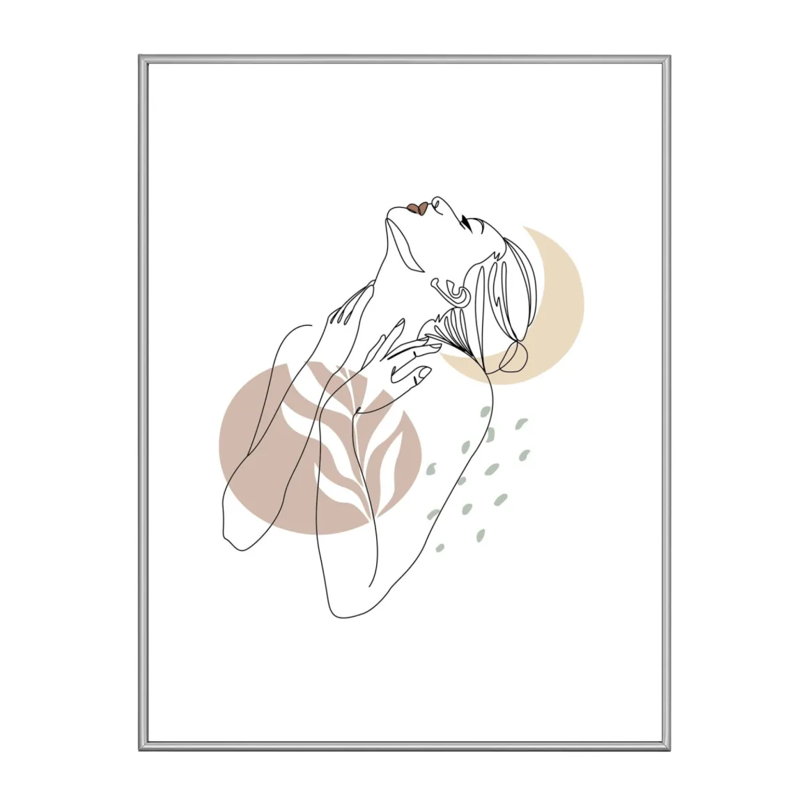 Malina billedramme PVC blank Stål 21x30 cm