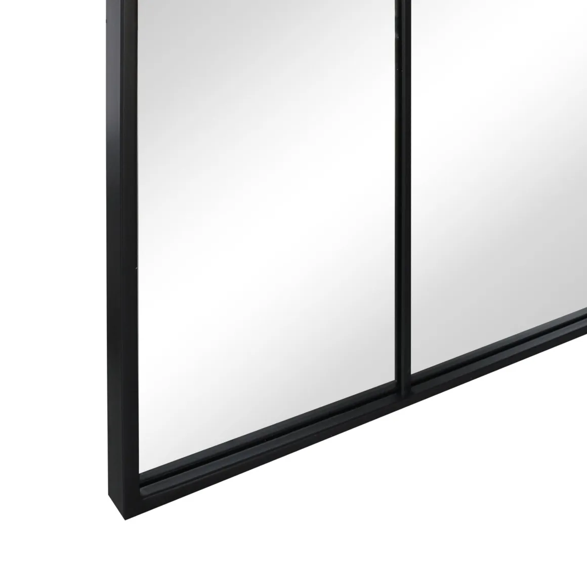 New Yorker spejl med sort ramme 180 x 80 cm