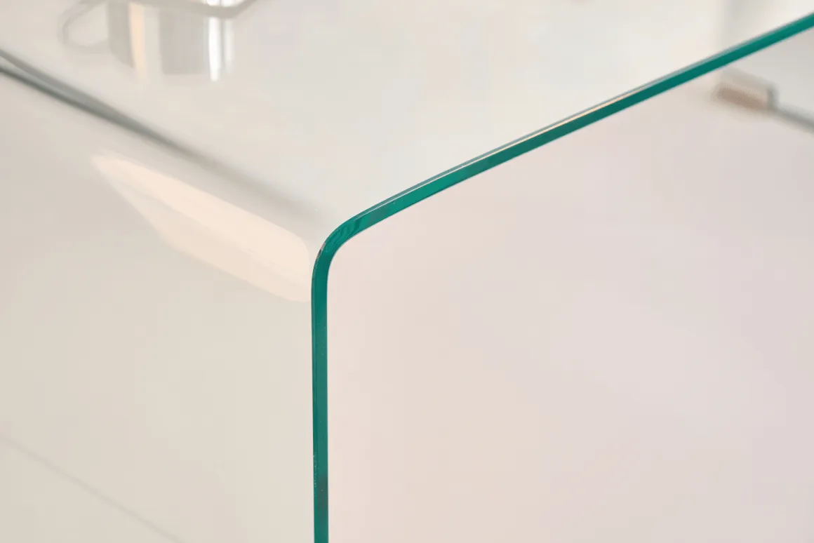 Nicole glas sofabord 95x45x35 cm