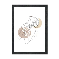 Paloma billedramme 21x30 cm sort
