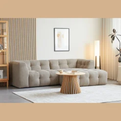 Poppy chaiselong bubble sofa sand - venstrevendt