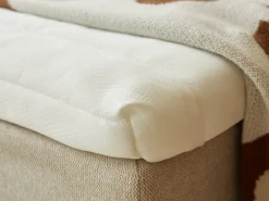 Premium Aksel hvid topmadras i memoryskum 180x200x7 cm