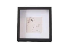 Salma dyb billedramme sort 25x25 cm