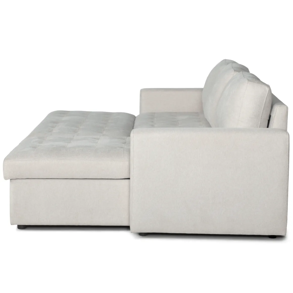 Sinus beige sovesofa med vendbar chaiselong og opbevaring