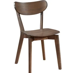 Spisebordssæt - Miles rundt spisebord Ø120 cm (Røget Egefiner) + 4x Rory spisebordsstole i røget egelook