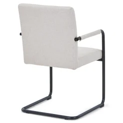 Tessa spisebordsstol i beige tekstil